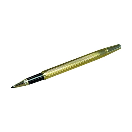 Dacasso Gold Ribbed Pen A9003